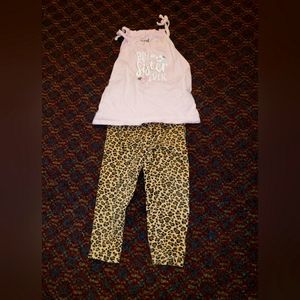 Girls 2t (2 toddler) two piece outfit